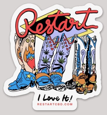 RESTART Stickers / Restart I Love It